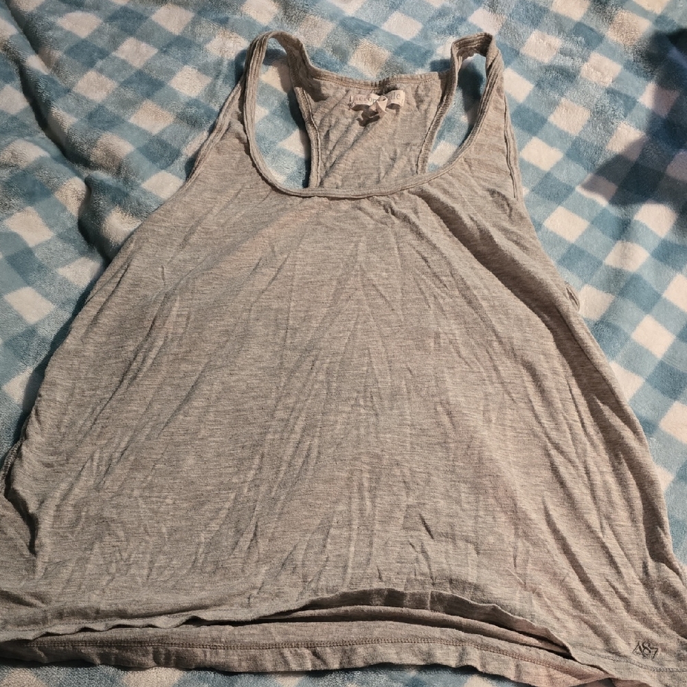 Aeropostale Gray Sleeveless Tank Top